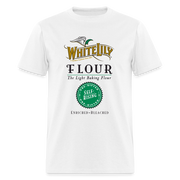 White Lily Front Design T-Shirt - white